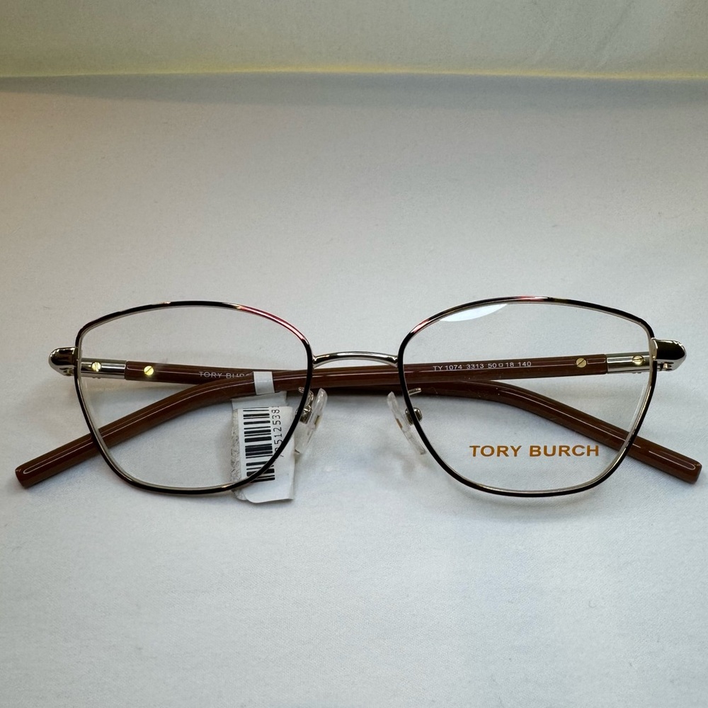Tory Burch TY1074
Shiny Light Gold 
Size: 52-18-140
Women’s Eye Glasses